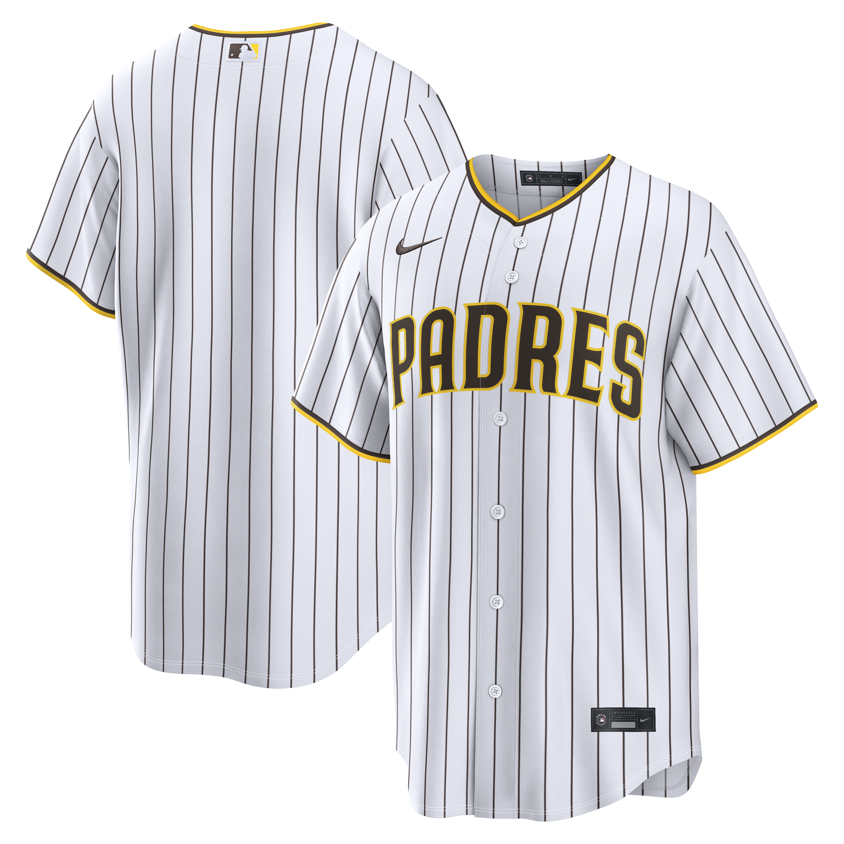 San Diego Padres Home Replica Jersey - White | Stitched Baseball Jersey TJS0484