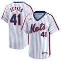 Tom Seaver New York Mets Throwback Cooperstown Limited Jersey - White | Stitched Baseball Jersey TJS0461