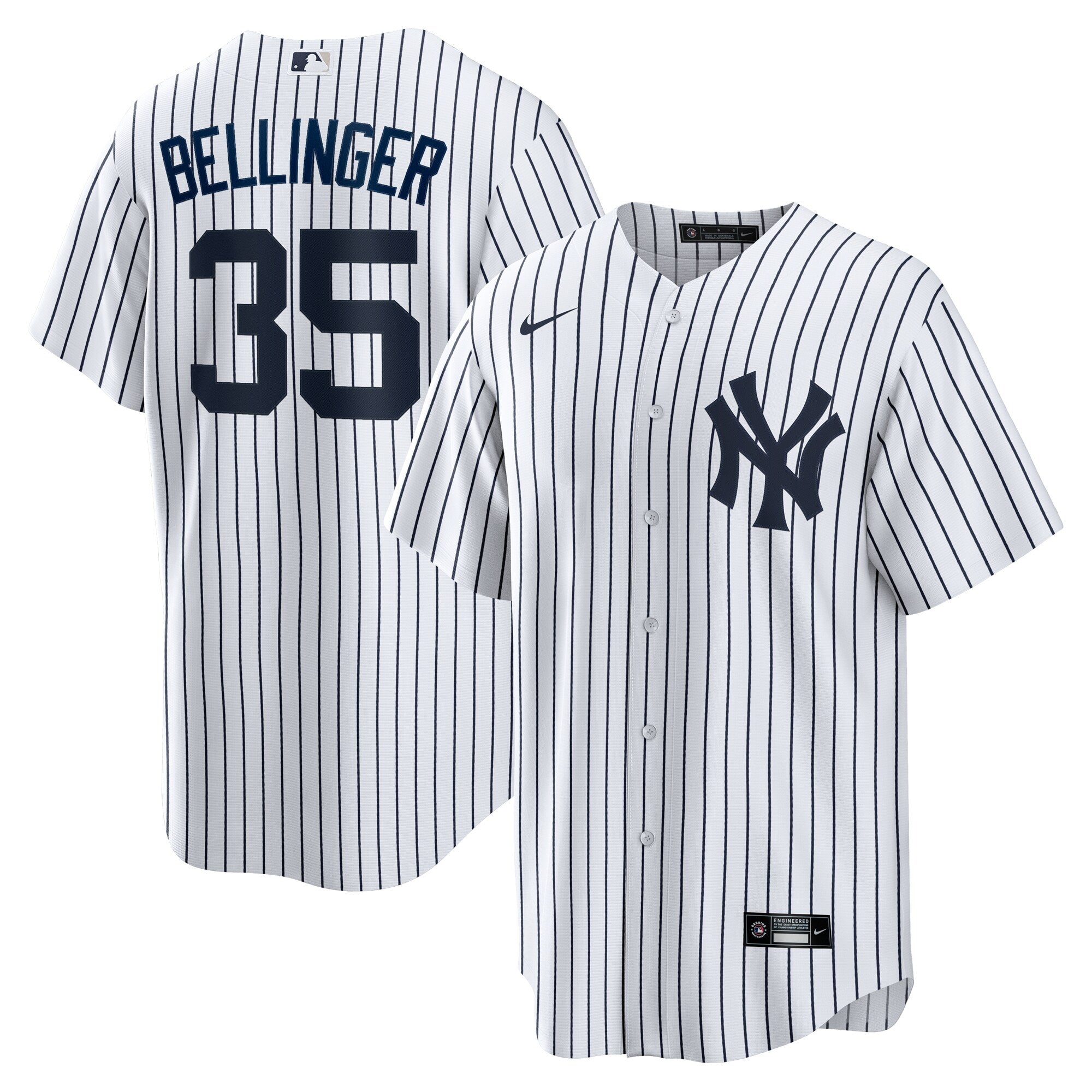 Cody Bellinger New York Yankees Home Replica Player Jersey - White | Stitched Baseball Jersey TJS0491