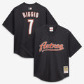 Craig Biggio Houston Astros M & N Batting Practice Jersey - Black | Stitched Baseball Jersey TJS0485