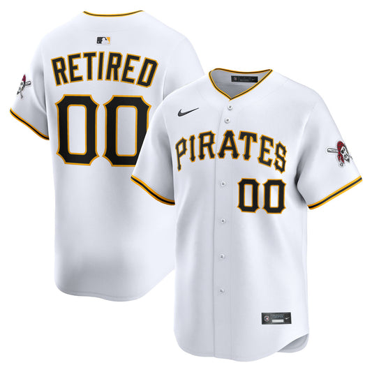 Pittsburgh Pirates Home Limited Pick-A-Player Retired Roster Jersey - White | Stitched Baseball Jersey TJS0391