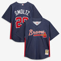 John Smoltz Atlanta Braves M & N Batting Practice Jersey - Navy | Stitched Baseball Jersey TJS0318