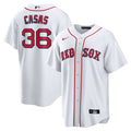 Triston Casas Boston Red Sox Home Replica Jersey - White | Stitched Baseball Jersey TJS0378