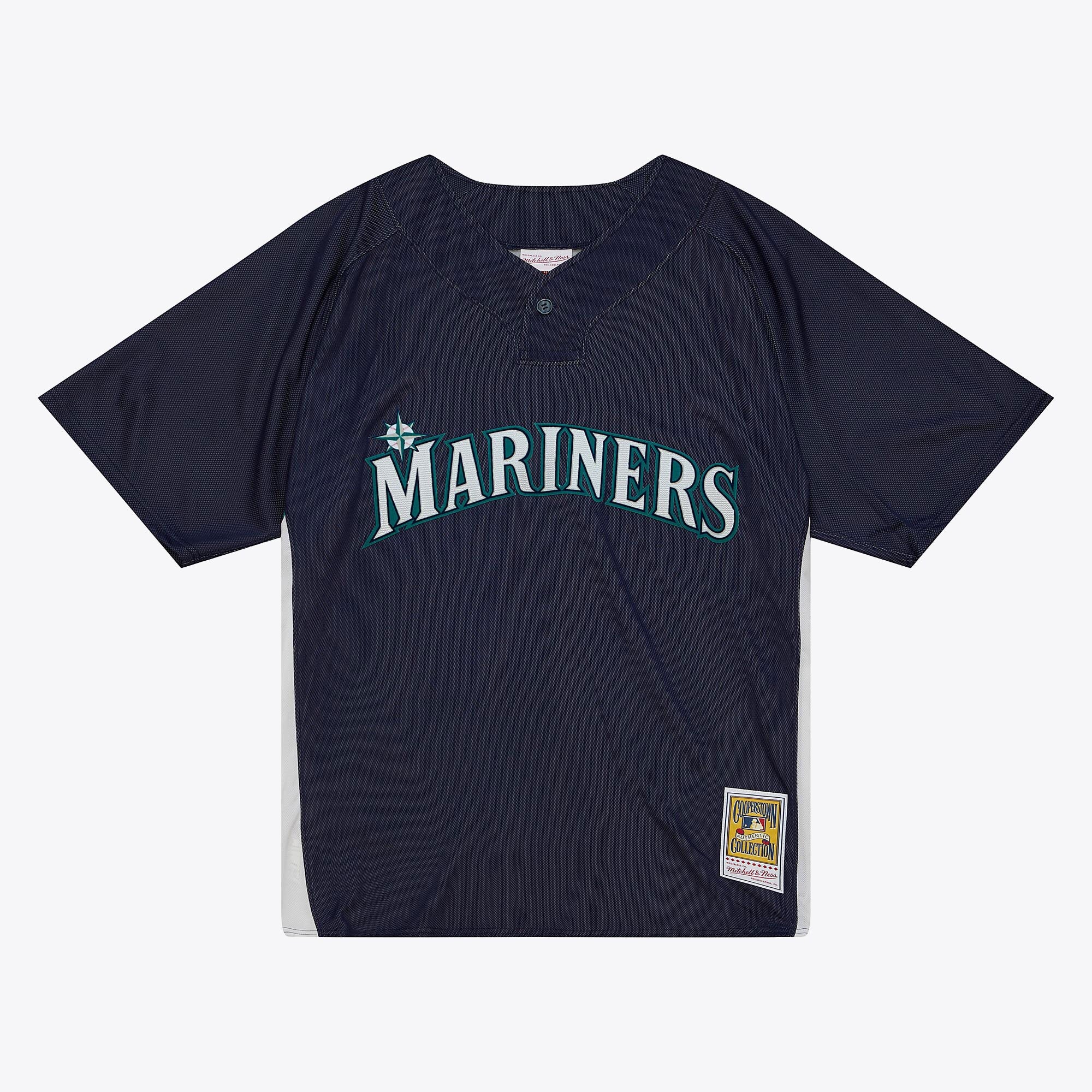 Ichiro Suzuki Seattle Mariners M & N Big & Tall Cooperstown Mesh Batting Practice Jersey - Navy | Stitched Baseball Jersey TJS0333