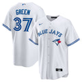 Chad Green Toronto Blue Jays Home Replica Player Jersey - White | Stitched Baseball Jersey TJS0420