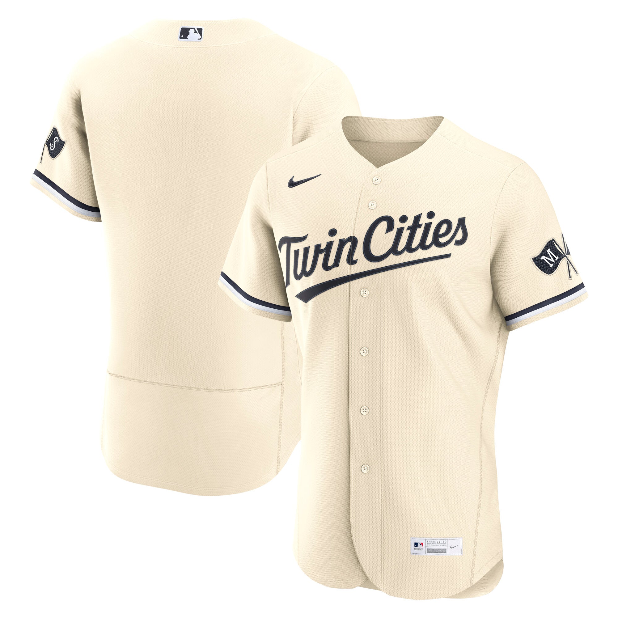 Minnesota Twins Alternate Jersey - Cream | Stitched Baseball Jersey TJS0302