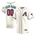 Arizona Diamondbacks Home Limited Custom Jersey - Cream | Stitched Baseball Jersey TJS0487