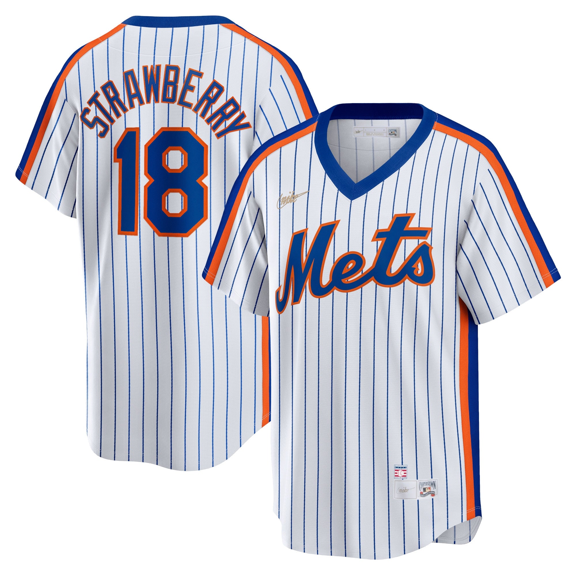 Darryl Strawberry New York Mets Home Cooperstown Collection Player Jersey - White | Stitched Baseball Jersey TJS0367