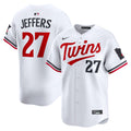 Ryan Jeffers Minnesota Twins Home Limited Player Jersey - White | Stitched Baseball Jersey TJS0305