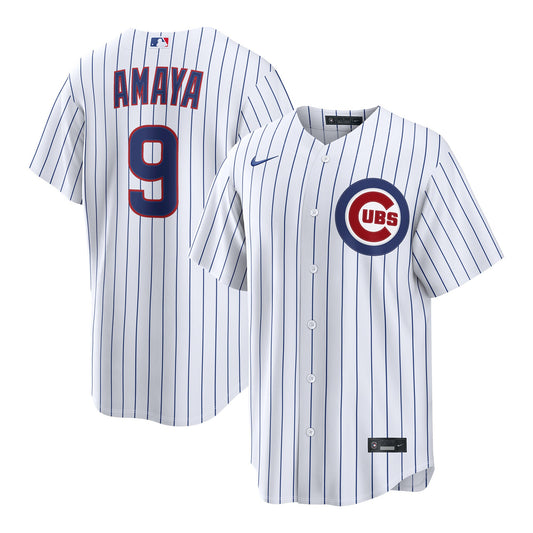 Miguel Amaya Chicago Cubs Home Replica Jersey - White | Stitched Baseball Jersey TJS0430