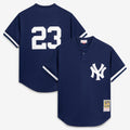Don Mattingly New York Yankees M & N Batting Practice Jersey - Navy | Stitched Baseball Jersey TJS0486