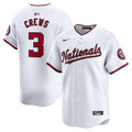 Dylan Crews Washington Nationals Home Limited Player Jersey - White | Stitched Baseball Jersey TJS0427
