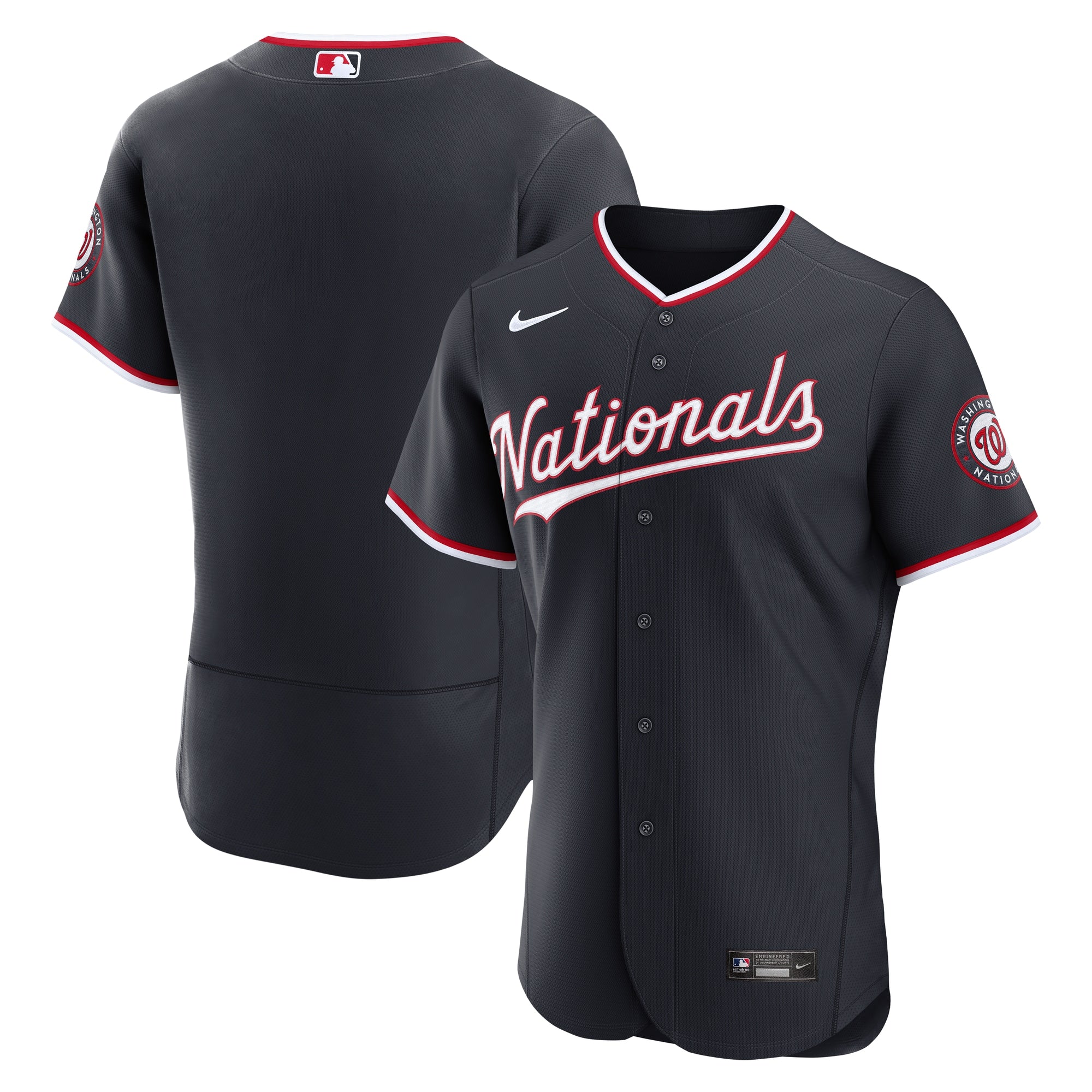Washington Nationals Alternate Jersey - Navy | Stitched Baseball Jersey TJS0462