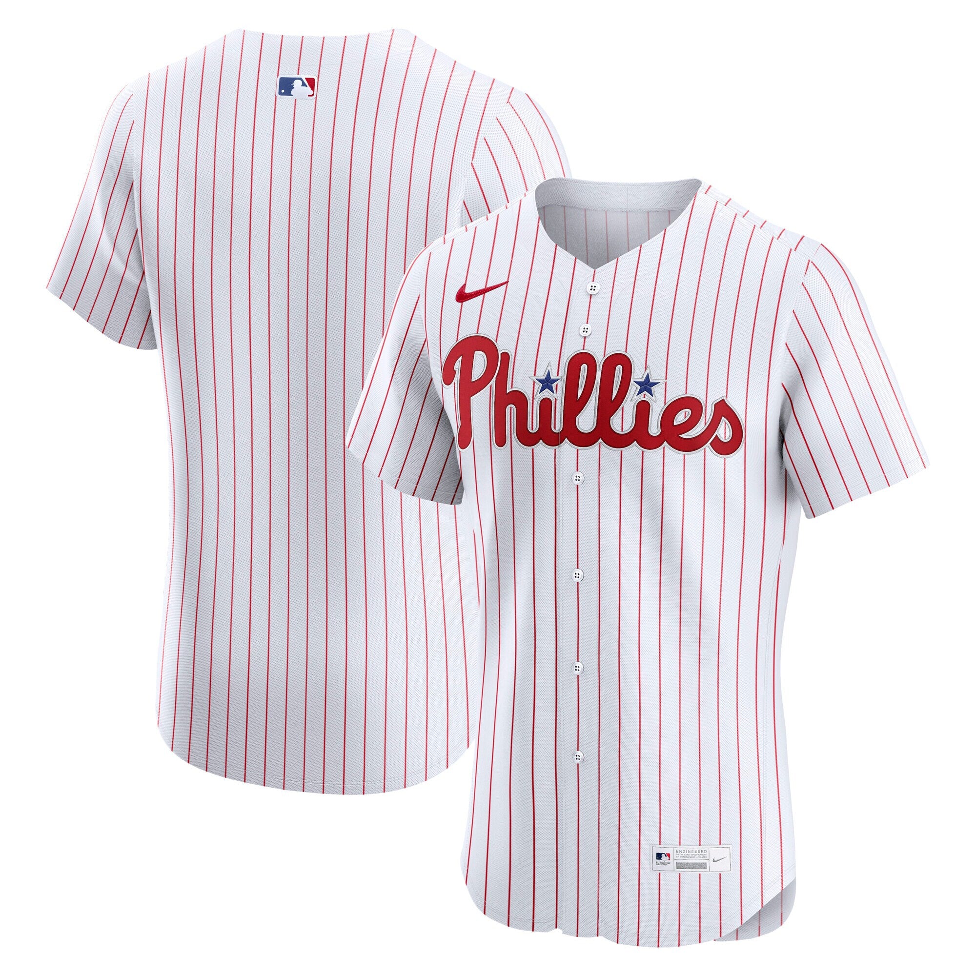 Philadelphia Phillies Home Elite Jersey - White | Stitched Baseball Jersey TJS0354