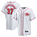 Tyler Stephenson Cincinnati Reds Home Replica Jersey - White | Stitched Baseball Jersey TJS0300