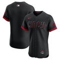 Cincinnati Reds City Connect Elite Jersey - Black | Stitched Baseball Jersey TJS0553
