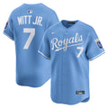 Bobby Witt Jr. Kansas City Royals Alternate Limited Player Jersey - Light Blue | Stitched Baseball Jersey TJS0538