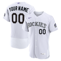 Colorado Rockies Home Custom Jersey - White | Stitched Baseball Jersey TJS0581