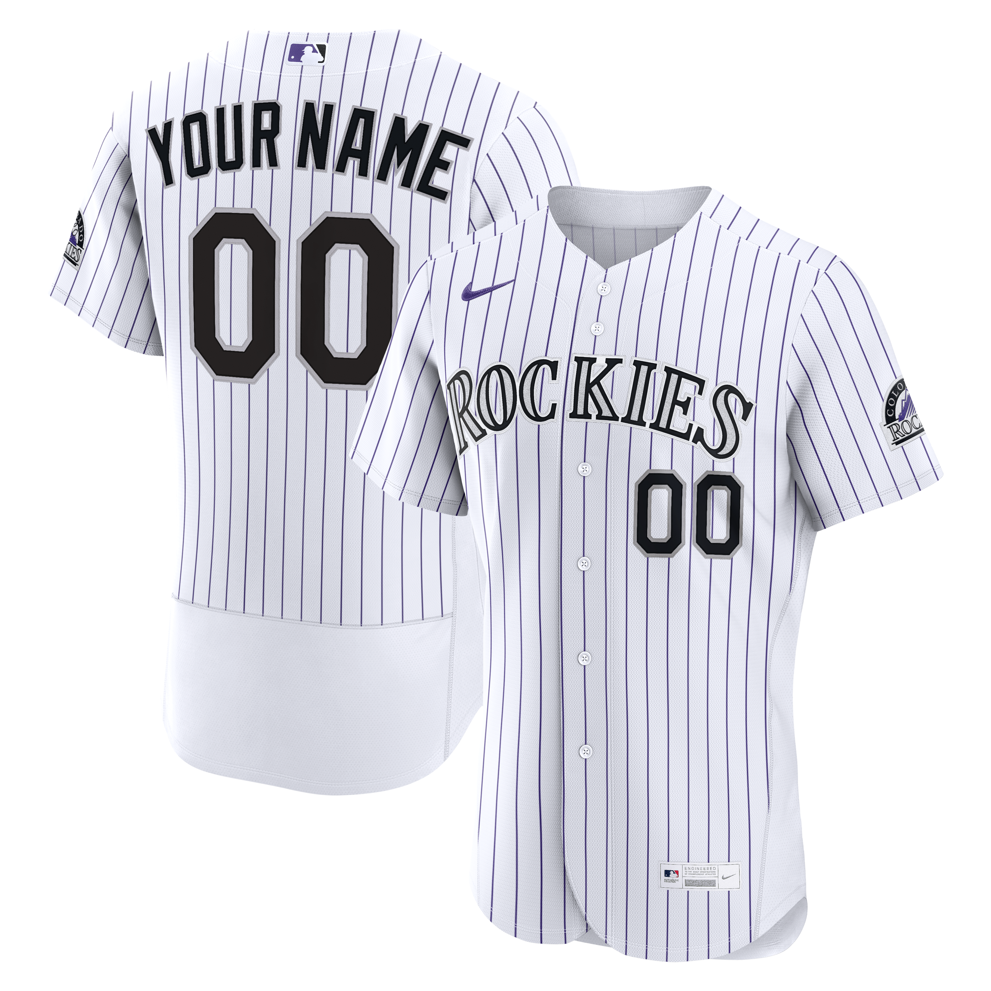 Colorado Rockies Home Custom Jersey - White | Stitched Baseball Jersey TJS0581
