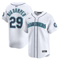 Cal Raleigh Seattle Mariners Home Limited Player Jersey - White | Stitched Baseball Jersey TJS0541