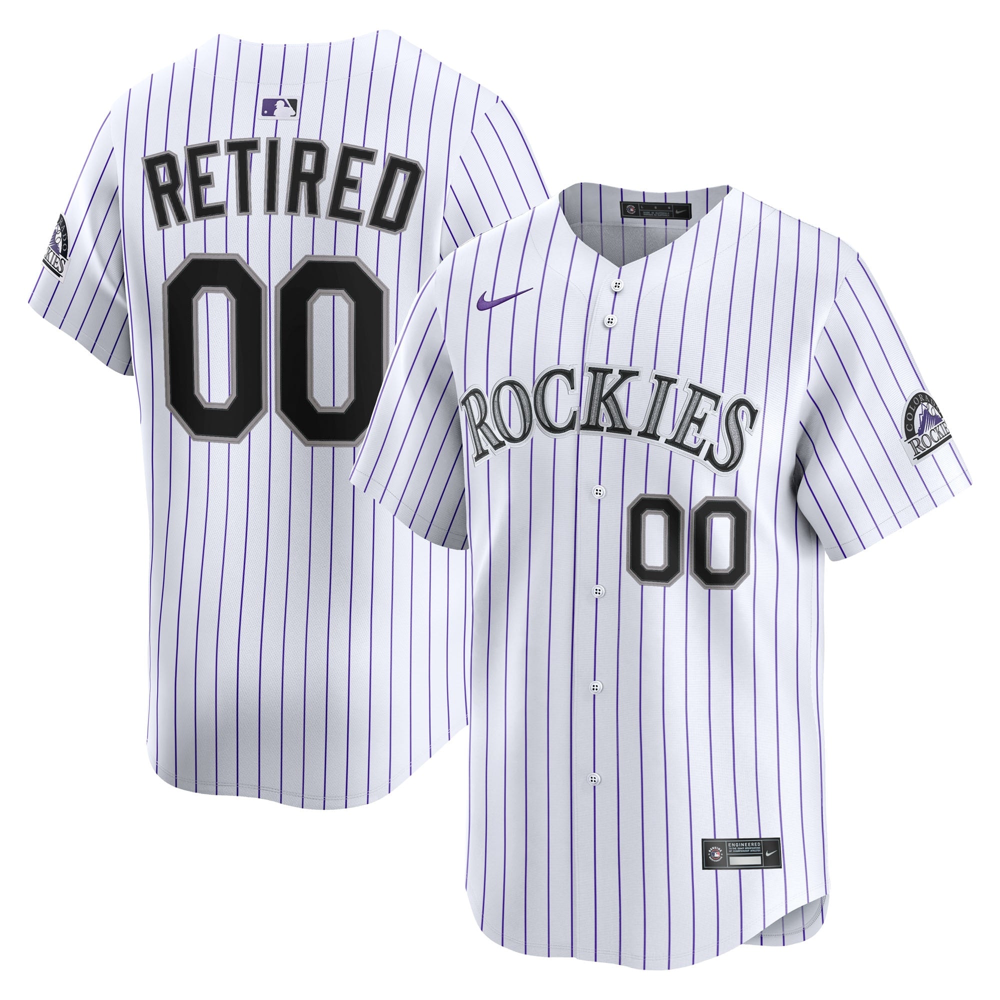 Colorado Rockies Home Limited Pick-A-Player Retired Roster Jersey - White | Stitched Baseball Jersey TJS0522