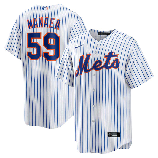 Sean Manaea New York Mets Home Replica Jersey - White | Stitched Baseball Jersey TJS0598