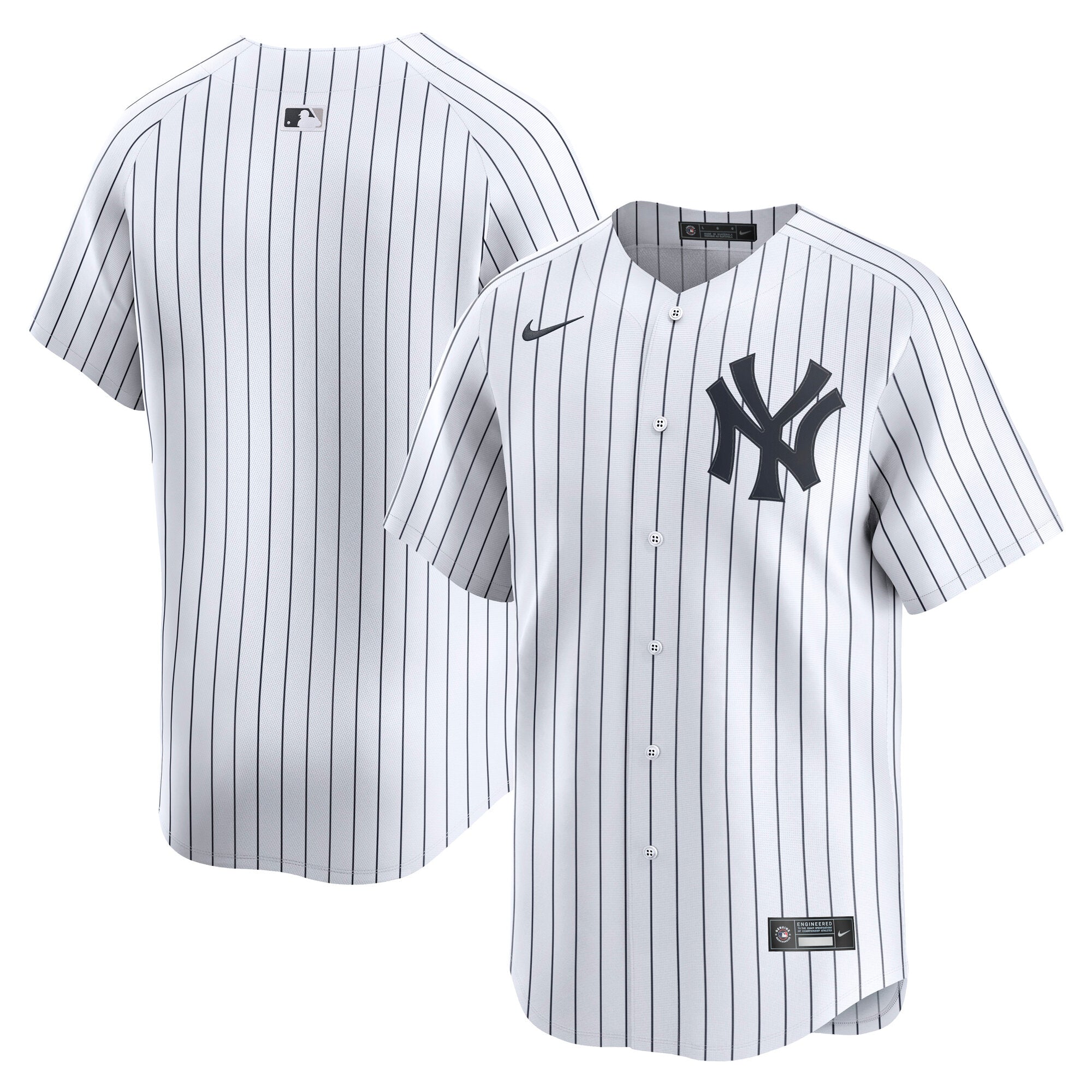 New York Yankees Home Limited Jersey - White | Stitched Baseball Jersey TJS0555