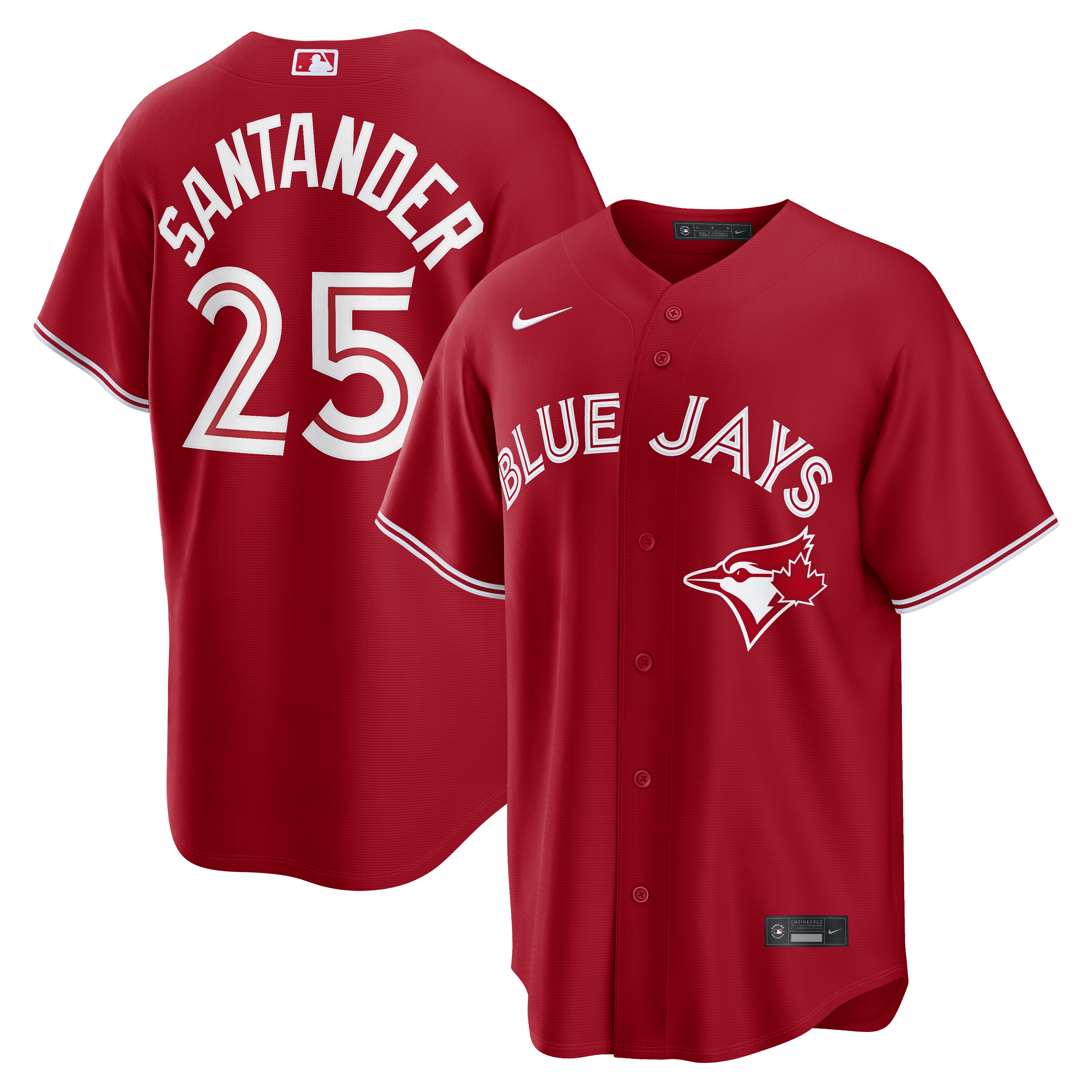 Anthony Santander Toronto Blue Jays Canada Day Replica Jersey - Red | Stitched Baseball Jersey TJS0537