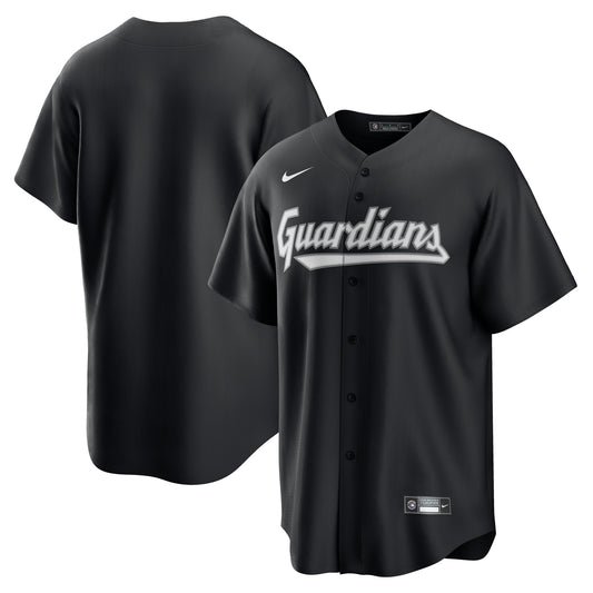 Cleveland Guardians Replica Jersey - Black | Stitched Baseball Jersey TJS0591