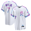 Bobby Witt Jr. Kansas City Royals 2026 City Connect Stadium Jersey - White | Stitched Baseball Jersey TJS0527