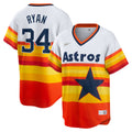 Nolan Ryan Houston Astros Home Cooperstown Collection Player Jersey - White | Stitched Baseball Jersey TJS0531