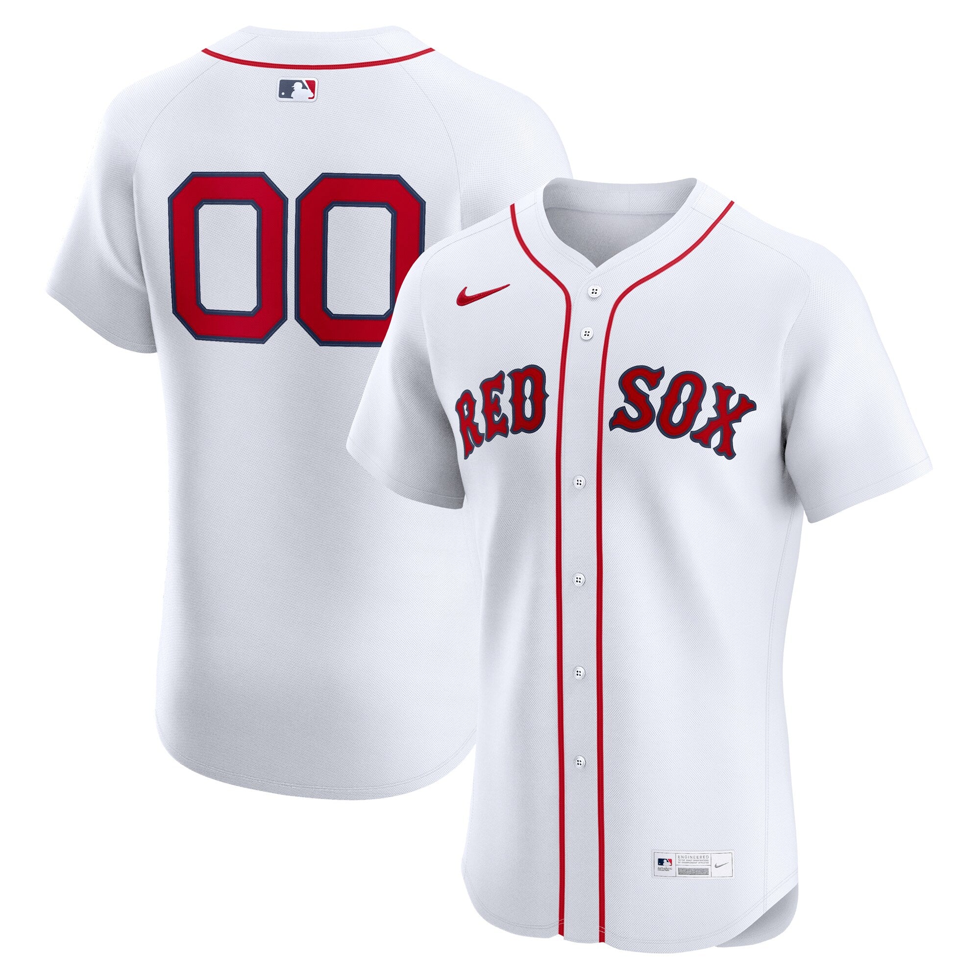 Boston Red Sox Home Elite Pick-A-Player Retired Roster Jersey - White | Stitched Baseball Jersey TJS0567