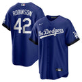Jackie Robinson Los Angeles Dodgers City Connect Replica Player Jersey - Royal | Stitched Baseball Jersey TJS0552