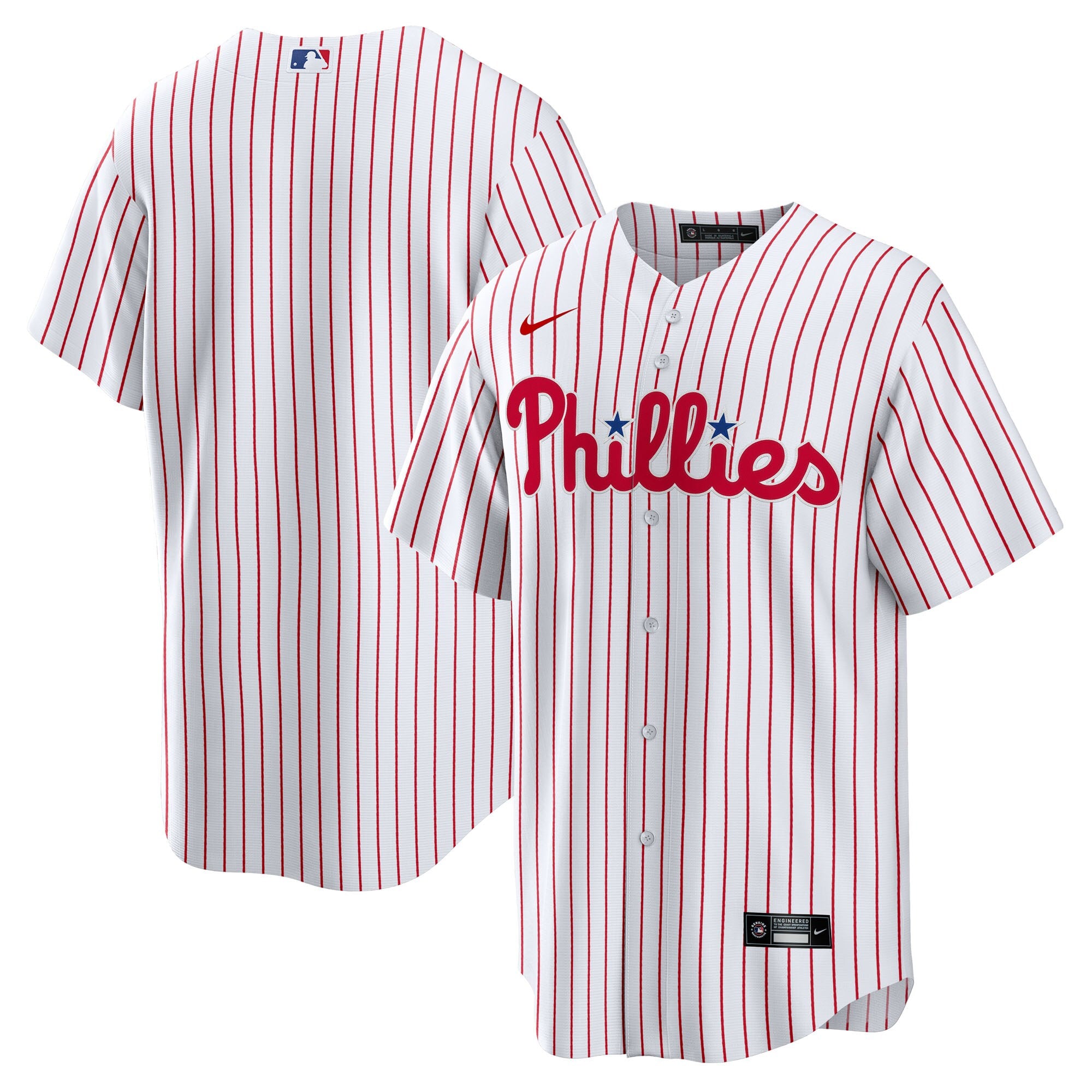 Philadelphia Phillies Home Big & Tall Replica Jersey - White | Stitched Baseball Jersey TJS0586