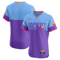 Colorado Rockies 2025 City Connect Elite Jersey - Purple | Stitched Baseball Jersey TJS0595