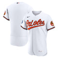 Baltimore Orioles Home Sponsor Patch Jersey - White | Stitched Baseball Jersey TJS0571