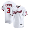 Dylan Crews Washington Nationals Home Limited Player Jersey - White | Stitched Baseball Jersey TJS0511