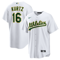 Nick Kurtz Athletics Home Replica Player Jersey - White | Stitched Baseball Jersey TJS0590