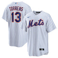 Luis Torrens New York Mets Home Replica Jersey - White | Stitched Baseball Jersey TJS0505
