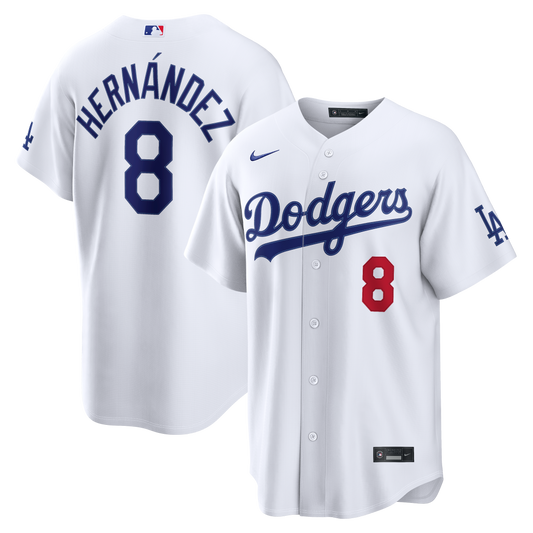 Enrique Hern�ndez Los Angeles Dodgers Home Stadium Jersey - White | Stitched Baseball Jersey TJS0501