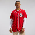 Cincinnati Reds Alternate Team Logo Jersey - Scarlet | Stitched Baseball Jersey TJS0599