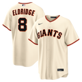 Bryce Eldridge San Francisco Giants Home Replica Jersey - Cream | Stitched Baseball Jersey TJS0540