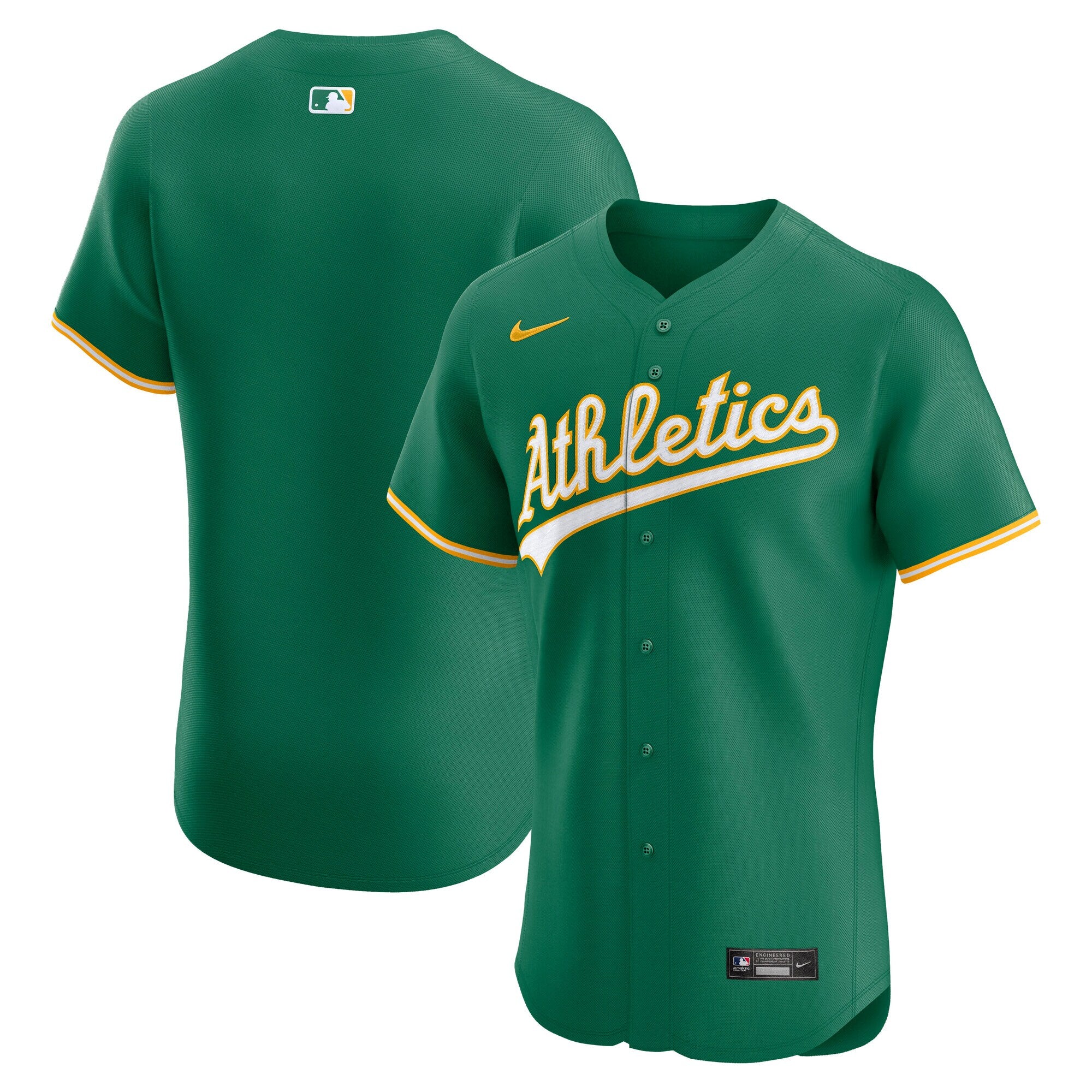 Athletics Alternate Elite Jersey - Kelly Green | Stitched Baseball Jersey TJS0521