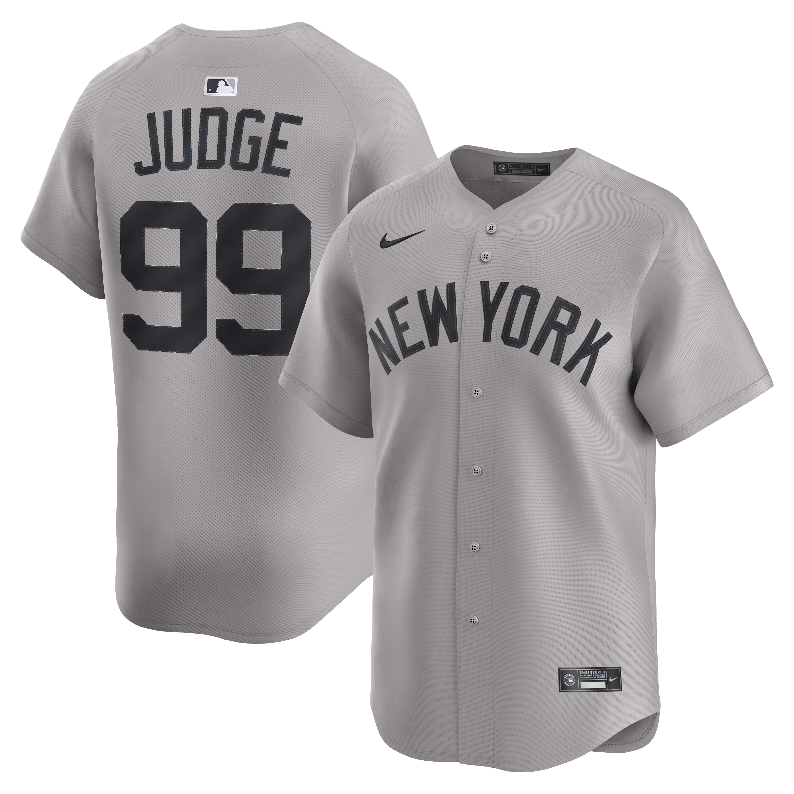 Aaron Judge New York Yankees Road Limited Player Jersey - Gray | Stitched Baseball Jersey TJS0566