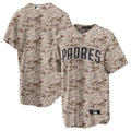San Diego Padres USMC Alternate Replica Team Jersey - Camo | Stitched Baseball Jersey TJS0559