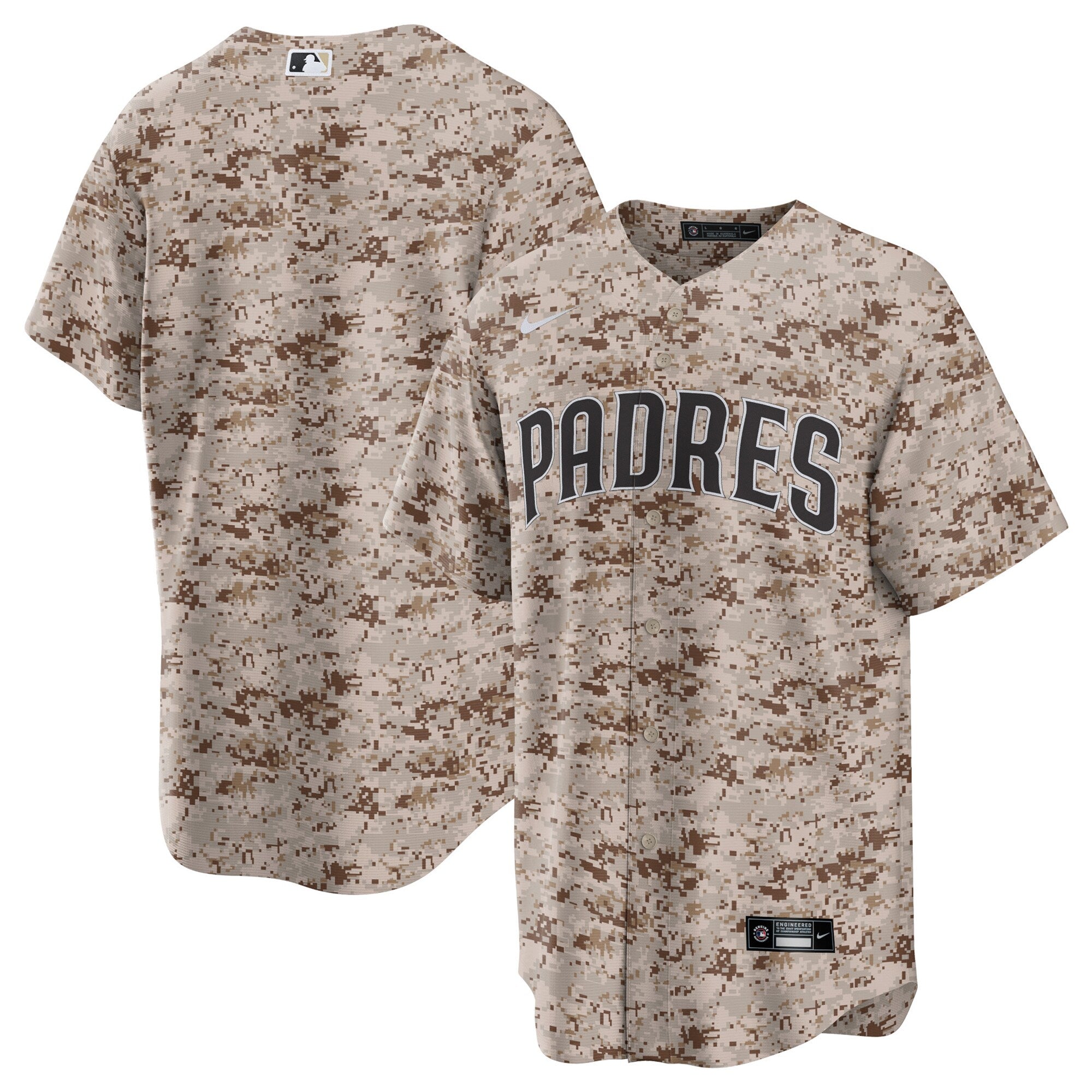 San Diego Padres USMC Alternate Replica Team Jersey - Camo | Stitched Baseball Jersey TJS0559