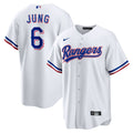 Josh Jung Texas Rangers Replica Player Jersey - White | Stitched Baseball Jersey TJS0738