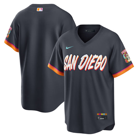 San Diego Padres 2026 City Connect Stadium Jersey - Obsidian | Stitched Baseball Jersey TJS0646