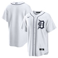 Detroit Tigers Home Replica Team Jersey - White | Stitched Baseball Jersey TJS0705