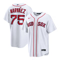 Carlos Narv�ez Boston Red Sox Home Replica Jersey - White | Stitched Baseball Jersey TJS0616